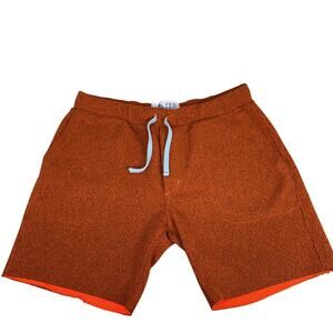 Chubbies Shorts Large Yeti Yes Cold No Orange Sweat Pants Drawstring Pockets